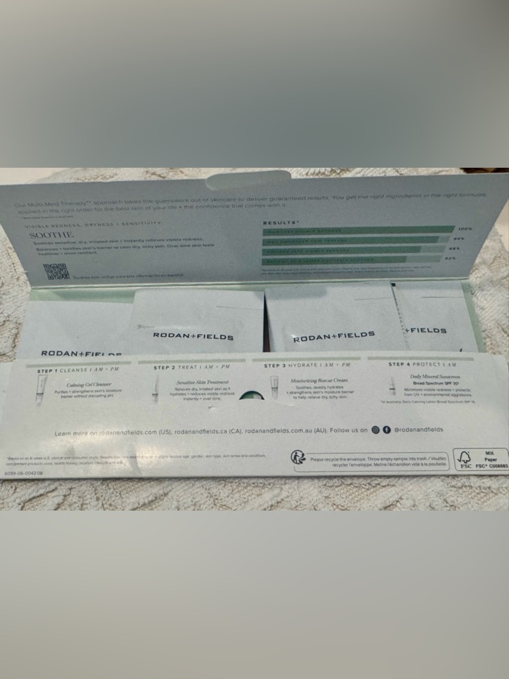 Rodan + Fields SOOTHE Skincare lot active hydration serum samples - Picture 3 of 3